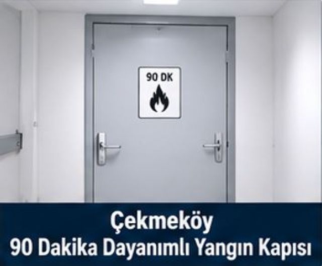Çekmeköy 90 Dakika Dayanımlı Yangın Kapısı